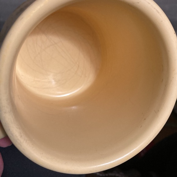 Classic LIFE IS GOOD diner style mug.  Very thick, Well loved with worn spots - Picture 7 of 8